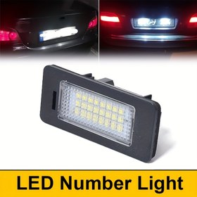 Resim 1 Adet/2 Adet LED Plaka Işığı Canbus BMW E92 E93 F30 F31 F45 E39 E60 F11 E70 X5 E84 X1 E82 F22 E90 E91 E61 F10 İçin Doğrudan Yedek Parça, Arabanızı Geliştirin 