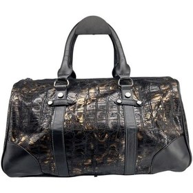 Resim David Rossi Deri Ve Süet Damarlı Spor Çantası 