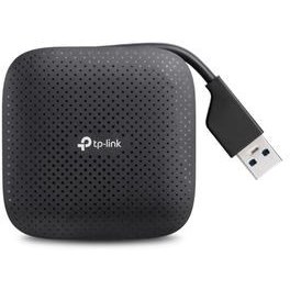 Resim TP-Link UH400 USB 3.0 4-Port Portable Data Hub Compatible with Windows, Mac OS X and Linux Systems (Black) 