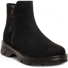 Resim Celira Siyah Termal Astar Süet Kadın Bot & Bootie Nsb940 Siyah 