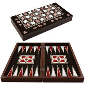 Resim Star Oyun Polyester Antik Sedefli Tavla - 1020807 