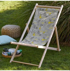 Resim Bluehomeconcept Adawall Home Grey Angry Tweety Şezlong 