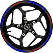 Resim Ogec Worx PCX kırmızı yazılı mavi reflektif pençe şeritli 