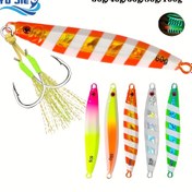 Resim Balıkçılar için 30g-100g Aralığında Uzun Atış Teknesi Balıkçılığı Deniz Balıkçılığı Işıltılı Demir Plaka Yem Atma Jig Balıkçılığı 
