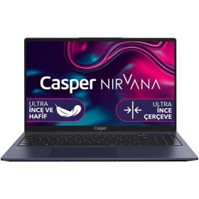 Resim Casper Nirvana X600.1235-8U00X-M-F i5 1235U 15.6" 8 GB RAM 250 GB NVMe SSD Gen4 FreeDOS Laptop 