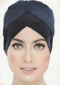 Resim Prenses Bayan Çapraz Bone Hazır Türban Dış Bone Geçmeli Bone 