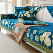 Resim Boho Şık Jakar Çiçek Desenli Koltuk Kılıfı, Ay Ağacı Deseni, Pet Dostu Sürtünme Önleyici Dayanıklı Kalın Lüks Koltuk Kapağı, Makine Yıkamalı, Çeşitli Koltuk Tipleri için Tek Parça Tasarım (Koltukta 4 Kişilik) 