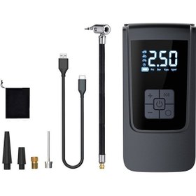 Resim Suıtu St-9624b 150psi Hava Pompası Akıllı Dijital Ekran Araba Bisiklet Siyah 