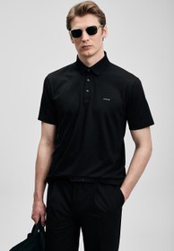 Resim T-SHİRT LUFİAN 111040234 - Siyah / 4XL 