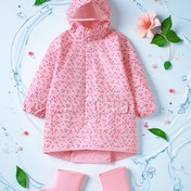 Resim Kızlar İçin Sevimli Sırt Çantalı Yağmurluk, Açık Hava Aktiviteleri ve Yürüyüşler İçin Uygun, Tüm Mevsim EVA Yağmurluğu 