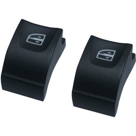 Resim Renault Megane 4 İçin Cam Düğme Kapağı 2'li 