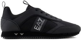 Resim EA7 Emporio Armani Dokuma Koşucu Spor Ayakkabı, Üçlü Siyah/Gümüş, Atletik Spor Ayakkabı 