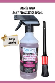 Resim VELVOX Demir Tozu Sökücü ve Jant Temizleyici 500 ml, Fırça Hediyeli, Demir Tozu Temizleyici 