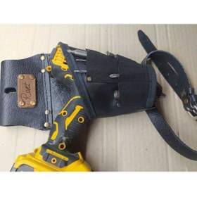 Resim RİVET Hakiki deri şarjlı matkap kılıfı 