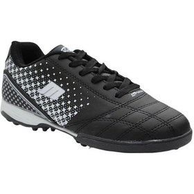 Resim M.P. 231-1132 Gr (36-39) Siyah-Beyaz Halı Saha Futbol Ayakkabı - 36 Siyah 