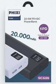 Resim Karmashop PHIXI FORCE SERIES QC322Q Powerbank 
