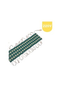 Resim 200 Adet 220 Volt 2 Watt 3 Lensli Yeşil 2835 Smd Led Modül Ip65 1 Paket 