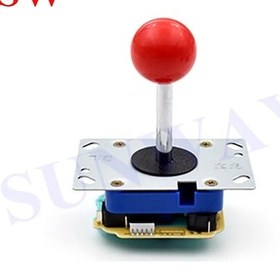 Resim Uzun Şaft Mor -sürüm Arcade Oyunu Joystick Kopya Seimitsu Ls 32 01 5 Pinli Kablo İle Oyun Makinesi Aksesuarları D 