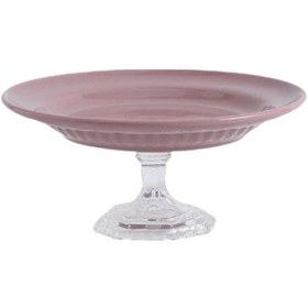 Resim Trendooze Geniş Porselen Ayaklı Meyve Kasesi Tatlı Ekran Standı Masa 