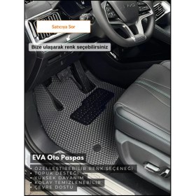 Resim Senin Oto Aksesuar Citroen C4 Picasso 2016 uyumlu havuzlu eva oto paspas seti 