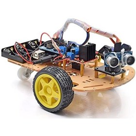 Resim Emes Robotik Arduino Engelden Kaçan 2Wd Robot Araba Kiti 