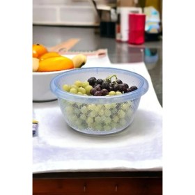 Resim CetKing Home Badya & Bulaşık Leğeni & Hamur & Yoğurt Mayalama Kabı Çok Amaçlı Badya 6 Litre Mavi Mavi 