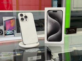 Resim Apple iPhone 15 Pro İkinci El TR | 1 TB | Beyaz 