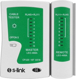 Resim S-lınk Sl-468, Rj45 Ve Rj11 Tester, Kablo Test Cihazı 