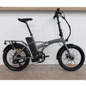Resim Kron Elektrone Pasific 20" Jant E-bike 7 Vites Elektrikli Katlanır Bisiklet Nardo Gri Siyah 