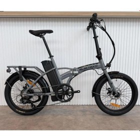 Resim Kron Elektrone Pasific 20" Jant E-bike 7 Vites Elektrikli Katlanır Bisiklet Nardo Gri Siyah 