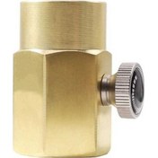 Resim Pazly Jms Pirinç Ev Soda Şişesi Adaptörü Co2 Dolum Adaptörü Tr21-4 İla Cga320a Diş Ölçüsü-çalışma Voltajı - Tr21-4 To Cga320/tr21-4 To W21.8 