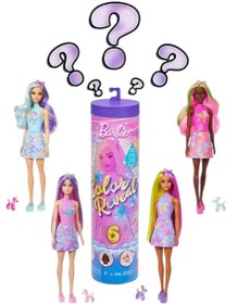 Resim Barbie Color Reveal Balondan Hayvan Figürleri Serisi Sürpriz Paket JFV58 