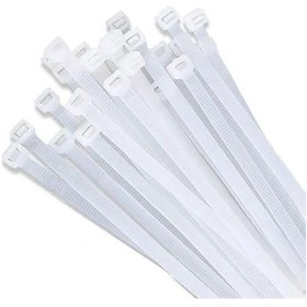 Resim De-pa 2.5x200mm 20 Cm Beyaz Kablo Bağı 100'lü Paket 