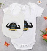 Resim Bitmeyenkartus Bk Kids Kişiye Özel Amcam Her Şeyi Halleder Tasarımlı Bebek Body Çok Renkli 