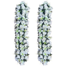 Resim Yapay Çiçek Tak Organizasyon Çiçeği Nişan Masası Çiçek Süsleme 150 30 Cm 