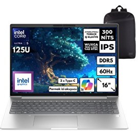 Resim HP EliteBook 660 G11 Ultra 5 125U 64 GB DDR5 RAM 4 TB SSD 16" WUXGA FreeDOS Notebook - S. Çantası 9C075EAHMF13 