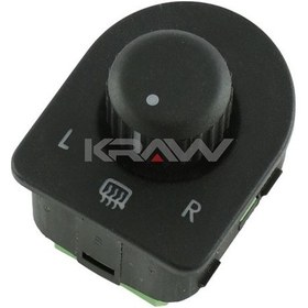 Resim Kraw An-441b Ayna Ayar Dugmesı Isıtmalı Yesıl Soket T5 T6 03 15 