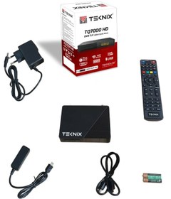 Resim TEKNIX Tq-7000 Hd Dvb T & Dvb C Hd Karasal Ve Kablo Tv Alıcısı 