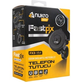 Resim Fastfix Fx3-154 Titreşim Modüllü Telefon Tutucu Siyah 
