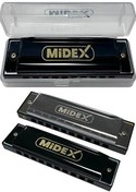 Resim Midex HN-10BK Siyah Örf Aletleri 10 Delikli Mızıka 