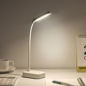 Resim 1 adet MINI Beyaz Kare LED Göz Koruma Masa Lambası, USB Güç Kaynağı ve Pil Güç Kaynağı, Basit Ofis Masa Lambası, Öğrenci Okuma Lambası, Moda Yatak Yanı Gece Lambası, Yatak Odası, Oturma Odası, Çalışma 