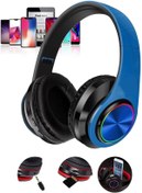 Resim Polygold B39 Kablosuz Bluetooth Kulaklık- Led Işıklı Kulaküstü Kulaklık-her Telefona Uyumlu 