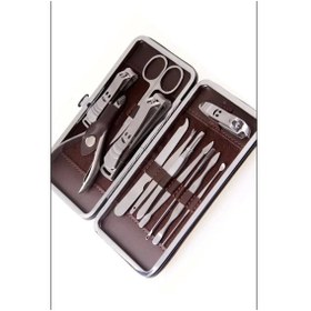 Resim Deri Çantalı 12'li Manikür Seti 