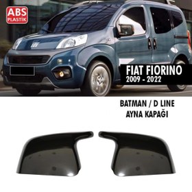 Resim Fiat Fiorino Yarasa Batman Ayna Kapağı Plastik Parlak Siyah 2009-2022 