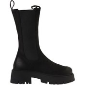 Resim Bueno Shoes Siyah Nubuk Kadın Dolgu Topuklu Bot 01wv3115 