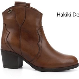 Resim Gönderi R Taba Antik Kalın Topuklu Hakiki Deri Kovboy Bot Taba 