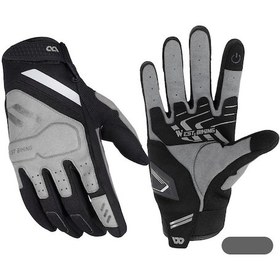 Resim Yystore Huıs2720 Retro Motosiklet Eldiveni Gri 