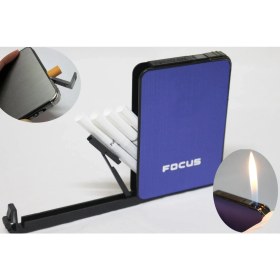 Resim Focus Sigara Çıkaran 'çakmaklı' Sigara Tabakası Şık Tasarım Hafif Yapı 