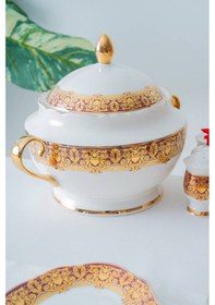 Resim Acar Bella Paris 12 Kişilik 60 Parça Porselen Yemek Takımı Renkli 