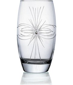 Resim Decocia Pudgy Büyük Boy Su ve Meşrubat Bardağı Mira Desenli 500 CC 6 Adet 